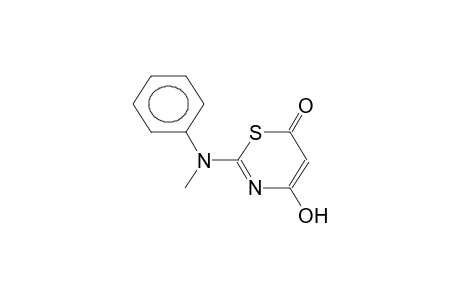 2-(N-PHENYL-N-METHYLAMINO)-4,5-DIHYDRO-6H-THIAZIN-4,6-DIONE (ENOL)