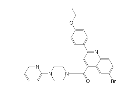 4-(6-bromo-4-{[4-(2-pyridinyl)-1-piperazinyl]carbonyl}-2-quinolinyl)phenyl ethyl ether