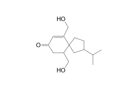 11,12-Dihydroxyspirovetiva-1(10)-en-2-one