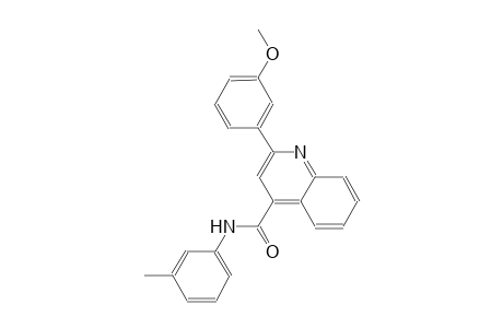 2-(3-methoxyphenyl)-N-(3-methylphenyl)-4-quinolinecarboxamide
