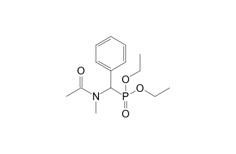 N-[diethoxyphosphoryl(phenyl)methyl]-N-methyl-acetamide