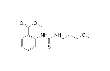 o-[3-(3-methoxypropyl)-2-thioureido]benzoic acid, methyl ester