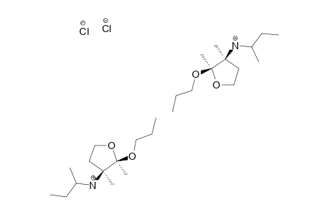 CIS-3-(N-SEC.-BUTYLAMINO)-2,3-DIMETHYL-2-PROPOXYOXOLANE_HYDROCHLORIDE;MIXTURE_OF_DIASTEREOMERS