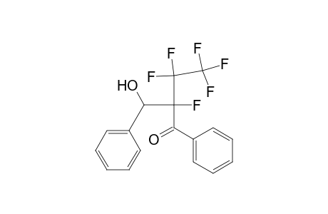 2-Fluoro-3-hydroxy-2-(1,1,2,2,2-pentafluoroethyl)-1,3-diphenyl-1-propanone