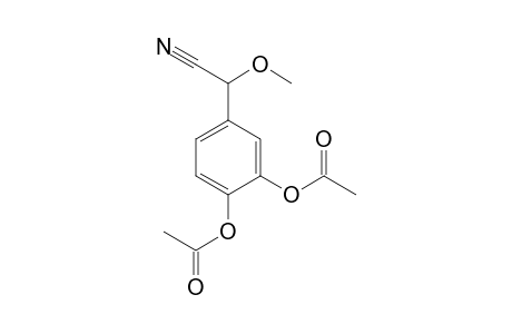 2-(3,4-Diacetyloxyphenyl)-2-methoxyacetonitrile