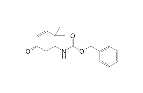 5-[(Benzyloxycarbonyl)amino]-4,4-dimethylcyclohex-2-en-1-one
