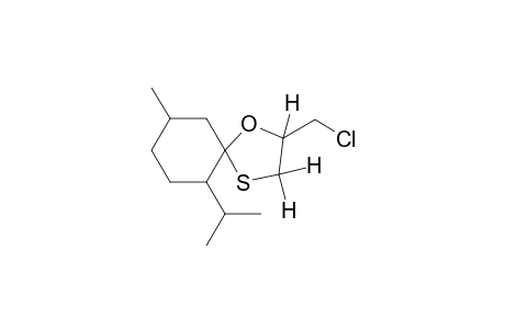 2-(chloromethyl)-6-isopropyl-9-methyl-1-oxa-4-thiaspiro[4.5]decane