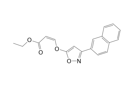 (Z)-5-(2-ethoxycarbonylethenyloxy)-3-(2-naphthyl)isoxazole