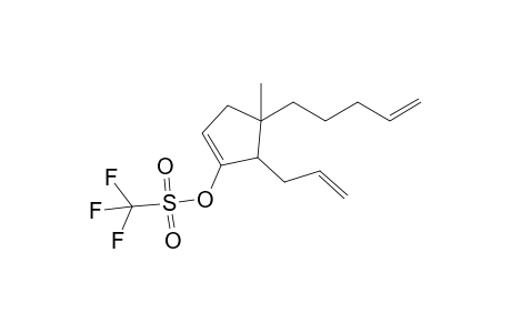 5-Allyl-4-methyl-4-(4-pentenyl)-1-cyclopenten-1-yl trifluoromethanesulfonate