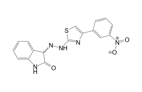 3-{2-[4-(3-Nitrophenyl)thiazol-2-yl]hydrazono}indolin-2-one