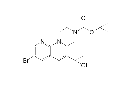 (E)-t-Butyl 4-(5-bromo-3-(3-hydroxy-3-methylbut-1-enyl)pyridin-2-yl)piperazine-1-carboxylate