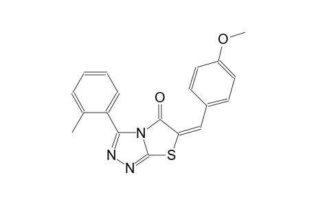 (6E)-6-(4-methoxybenzylidene)-3-(2-methylphenyl)[1,3]thiazolo[2,3-c][1,2,4]triazol-5(6H)-one