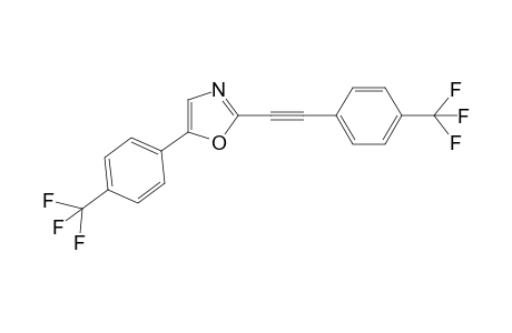 5-{4-(Trifluoromethyl)phenyl}-2-{[4-(trifluoromethyl)phenyl]ethynyl}oxazole