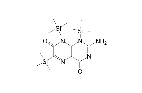 4,7(1H,8H)-Pteridinedione, 2-amino-, tris(trimethylsilyl) deriv.