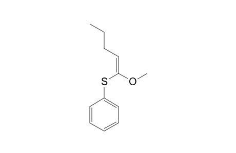 (Z)-1-METHOXY-1-(PHENYLTHIO)-1-PENTENE