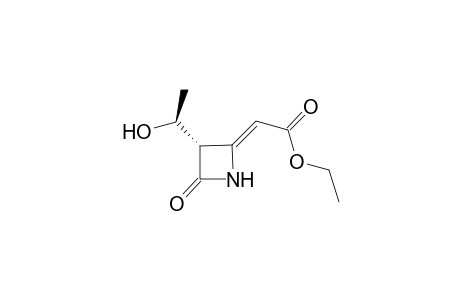 Ethyl [(S)-3'-((S)-1"-hydroxyethyl)-4'-oxoazetidin-2'-ylidene]-acetate