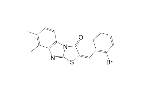 thiazolo[3,2-a]benzimidazol-3(2H)-one, 2-[(2-bromophenyl)methylene]-7,8-dimethyl-, (2E)-