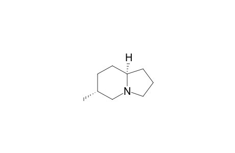 Indolizine, octahydro-6-methyl-, cis-