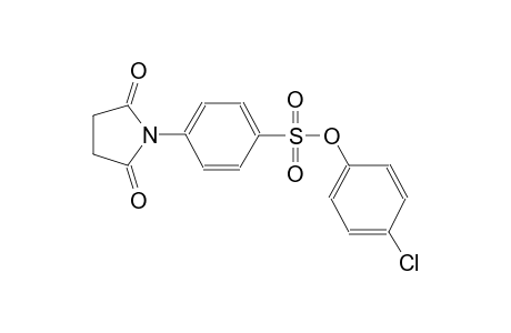 benzenesulfonic acid, 4-(2,5-dioxo-1-pyrrolidinyl)-, 4-chlorophenyl ester