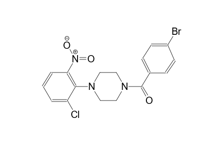 piperazine, 1-(4-bromobenzoyl)-4-(2-chloro-6-nitrophenyl)-