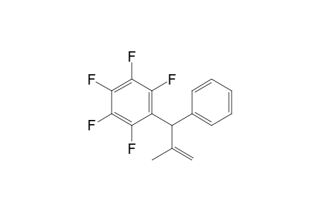 Benzene, pentafluoro(2-methyl-1-phenyl-2-propenyl)-