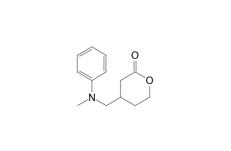 4-{[Methyl(phenyl)amino]methyl}tetrahydro-2H-pyran-2-one