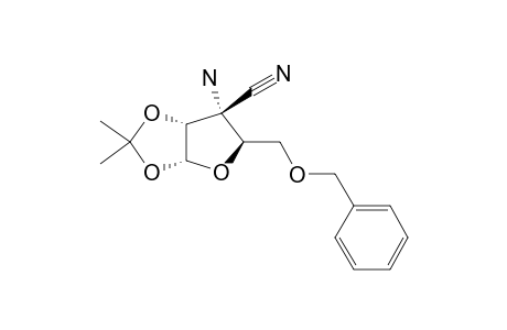 3-AMINO-5-O-BENZYL-3-C-CYANO-3-DEOXY-1,2-O-ISOPROPYLIDENE-ALPHA-D-RIBOFURANOSE