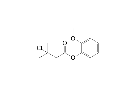 2'-Methoxyphenyl 3-chloro-3-methylbutanoate