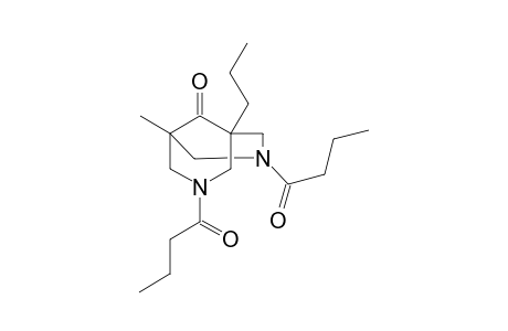 3,7-dibutyryl-1-methyl-5-propyl-3,7-diazabicyclo[3.3.1]nonan-9-one