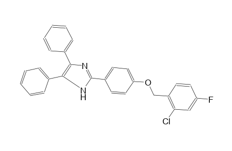 2-[4-(2-chloro-4-fluoro-benzyl)oxyphenyl]-4,5-diphenyl-1H-imidazole