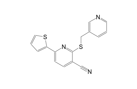 2-[(3-pyridinylmethyl)sulfanyl]-6-(2-thienyl)nicotinonitrile