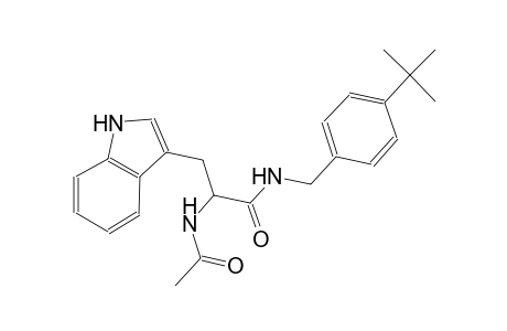 1H-indole-3-propanamide, alpha-(acetylamino)-N-[[4-(1,1-dimethylethyl)phenyl]methyl]-