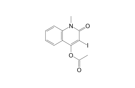 (3-iodanyl-1-methyl-2-oxidanylidene-quinolin-4-yl) ethanoate