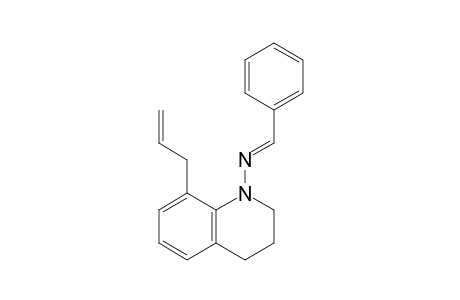 (E)-(8-allyl-3,4-dihydro-2H-quinolin-1-yl)-benzal-amine