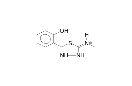 2-(ORTHO-HYDROXYPHENYL)-5-METHYLIMINO-1,3,4-THIADIAZOLIDINE, PROTONATED