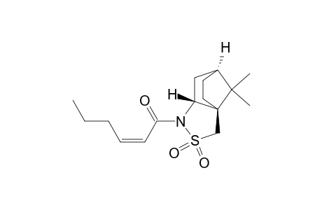 3H-3a,6-Methano-2,1-benzisothiazole, hexahydro-8,8-dimethyl-1-(1-oxo-2-hexenyl)-, 2,2-dioxide, [3aS-[1(E),3a.alpha.,6.alpha.,7a.beta.]]-