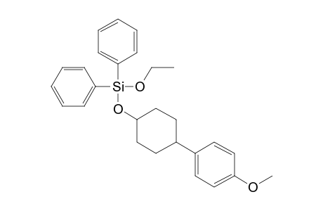 Silane, diphenylethoxy(4-(4-methoxyphenyl)cyclohexyloxy)-