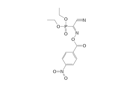 Benzoic acid, 4-nitro-, (cyano)(diethylphosphonato)methylenamino ester