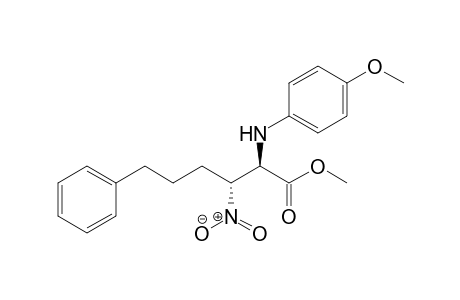 (2R,3R)-Methyl 2-(4-methoxyphenylamino)-3-nitro-6-phenylhexanoate