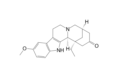 1,5-Methanoazocino[1',2':1,2]pyrido[3,4-b]indol-3(4H)-one, 1-ethyl-1,2,5,6,8,9,14,14b-octahydro-11-methoxy-, [1S-(1.alpha.,5.alpha.,14b.alpha.)]-