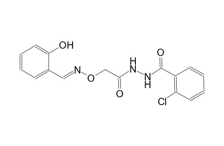 N'-(2-chlorobenzoyl)-2-({[(E)-(2-hydroxyphenyl)methylidene]amino}oxy)acetohydrazide