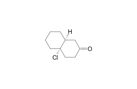 2(1H)-Naphthalenone, 4a-chlorooctahydro-, cis-