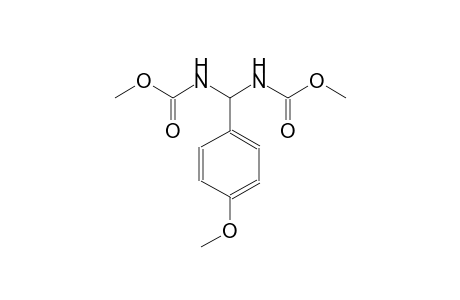 methyl [(methoxycarbonyl)amino](4-methoxyphenyl)methylcarbamate
