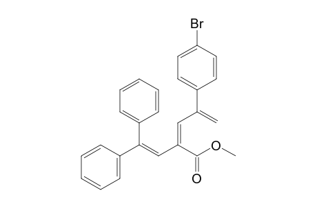 Methyl 2-(2,2-Di(phenyl)ethenyl)-4-(p-bromophenyl)penta-2,4-dienoate