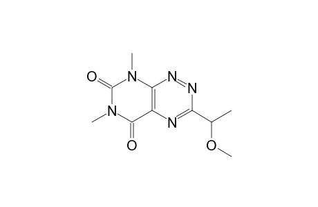 Pyrimido[5,4-e]-1,2,4-triazine-5,7(6H,8H)-dione,3-(1-methoxyethyl)-6,8-dimethyl-