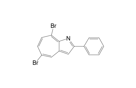 Cyclohepta[b]pyrrole, 5,8-dibromo-2-phenyl-