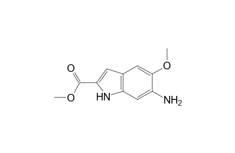 1H-Indole-2-carboxylic acid, 6-amino-5-methoxy-, methyl ester