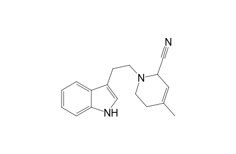 2-Cyano-4-methyl-N-tryptophyl-.delta.(3)-piperideine