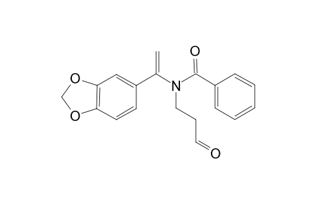 N-[1-(1,3-benzodioxol-5-yl)vinyl]-N-(3-oxopropyl)benzamide