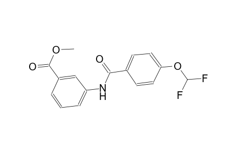 methyl 3-{[4-(difluoromethoxy)benzoyl]amino}benzoate